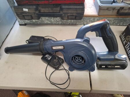 Rockwell Blower with Battery + Battery Charger