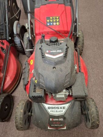 Baumr AG Petrol Key Start Self Propelled Lawn Mower - 890SXE Pro Blade