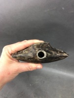 Vare Rare Ocarina / Morimuge from Simbu Province PNG. Incised Clay - 9