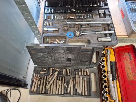 2 x Socket Sets and Drill Bits