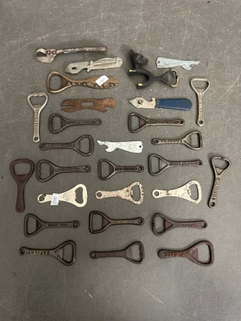 Collection of Vintage Bottle Openers - Some Highly Collectable