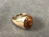 9ct Gold & Tigers Eye Ring