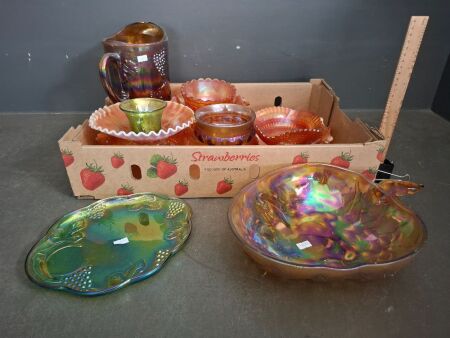 Mixed Carnival Glass Lot