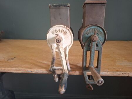 2 Vintage Grater/Grinders