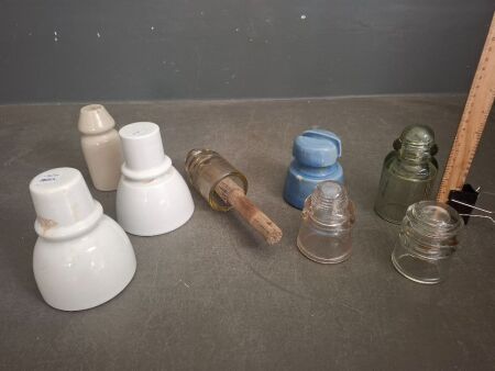 Vintage Glass & Ceramic Insulators