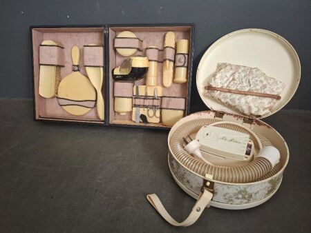 Lady Sunbeam Mid Century Hairdryer with Midcentury Vanity Kit