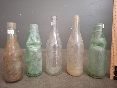 5 Highly Collectable Glass Bottles