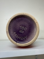 Art Deco Blue & Orange Vase - Germany - 4