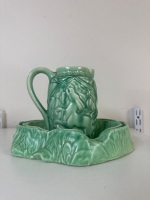 Woodland Scene Pitcher and Trough Vase - Made in England - 4