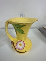 Genuine Hand-painted Wild Rose Jug - Old Foleyware Longton - Made in England - 3