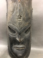 Carved Tribal Mask, Totem and Bowl - 4