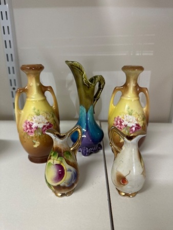 Lot of Mini Pitchers and Vases
