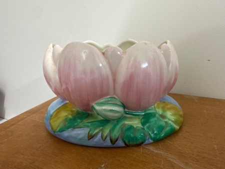 Clarice Cliff For Newport Pottery Waterlily Centrepiece Bowl
