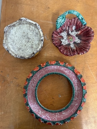 3 Art Deco Italian Pottery Pieces