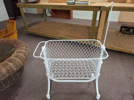 Antique Baby Cradle from Ingham Hospital