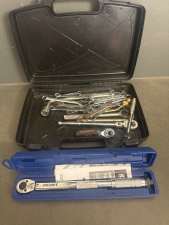 Kincrome Micrometer Torque Wrench & Various Wrenches