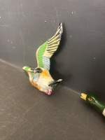 Mid Century Wall Hanging Flying Ducks - 3