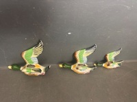 Mid Century Wall Hanging Flying Ducks - 6