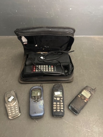 Lot of Vintage Mobile Phones