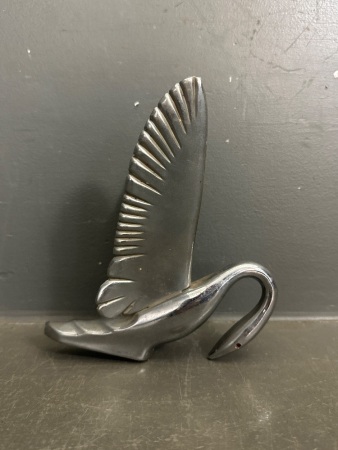 Vintage Car Bonnett Mascot - Swan