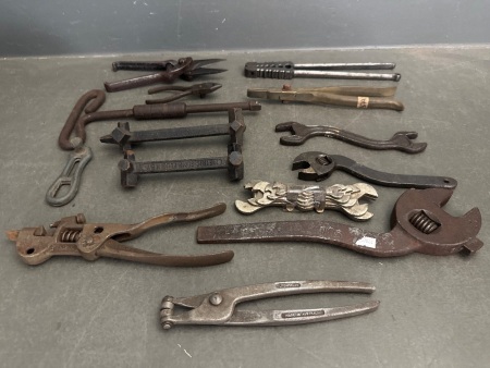 Box of Unusual Old Tools