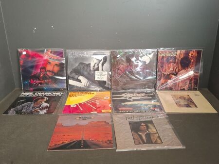 10 Mixed Genre Vinyl Records