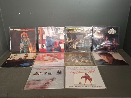 10 Mixed Genre Vinyl Records