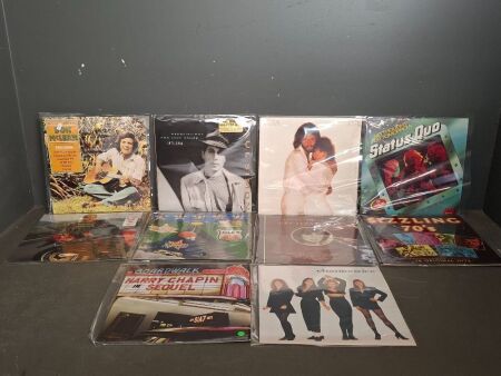 10 Mixed Genre Vinyl Records