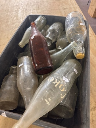 Large Lot of Collectable Glass Bottles
