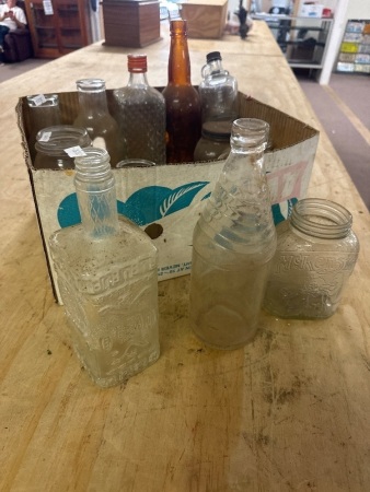 Large Lot of Collectable Glass Bottles