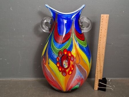 Murano Art Glass Vase&nbsp;