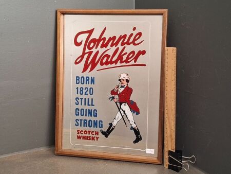 Vintage Johny Walker Mirror