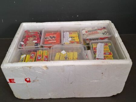Large Box of Vintage NEW Old Stock Spark Plugs