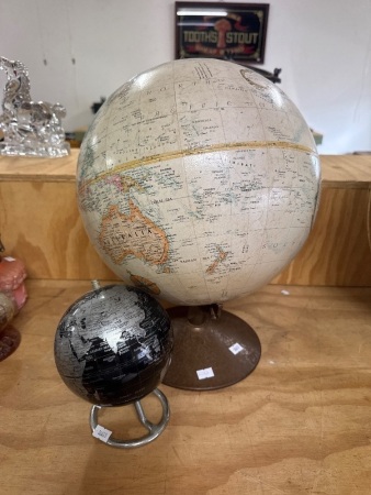 2 World Globes