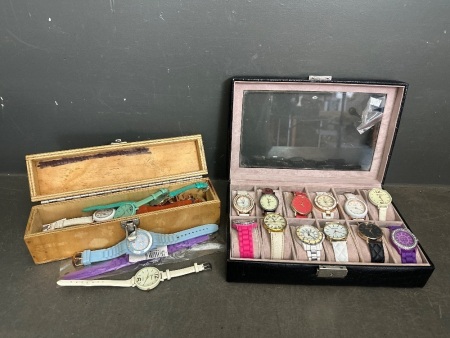Large Assortment of Womens Watches