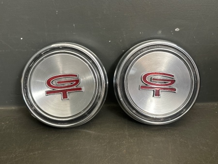 2 Ford GT Mustang Hubcaps - C1967s