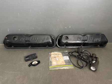 2 Ford Rocker Covers + Michelin Gauge + Timing Light