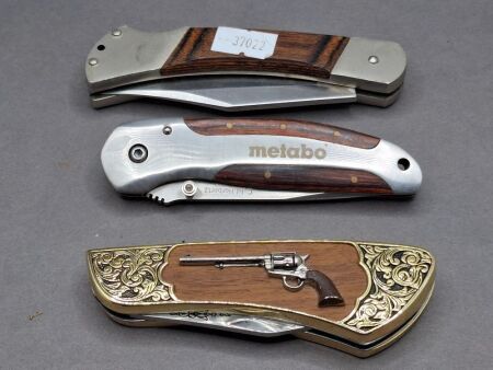 3 Vintage Pocket Knives