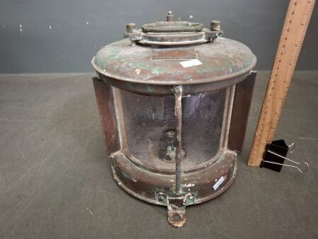 Japanese Copper Ship Lantern