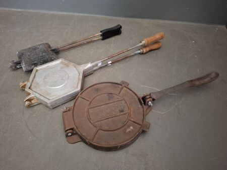 3 Camping Waffle Irons