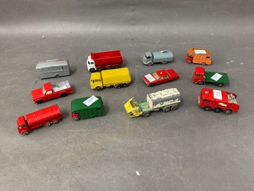Collection of 12 Lesney Model Cars c1960's All in Used Condition