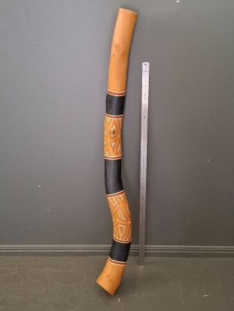 Hand Painted Didgeridoo - approx 1220L
