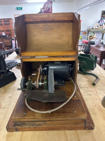 Antique Hobby/Jewellers Grinder - In Case