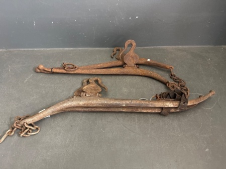 2 Sets of Kangaroo Horse Haynes - Both Marked