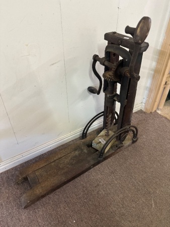Antique Barn Door Drill