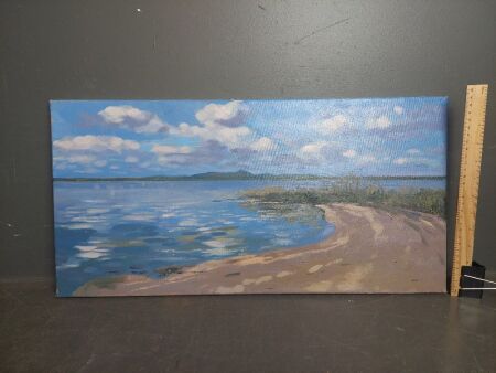 Wolfgang Lammle - oil on canvas of Boreen Point