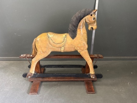 Vintage Childrens Rocking Horse