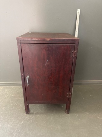 Vintage Industrial Allsteel Sydney Cabinet - with key