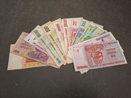 Zimbabwe Banknote Collection - Billions of Dollars