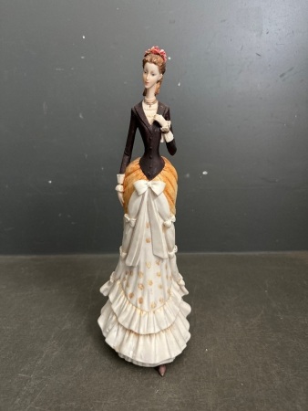 Beautiful Victorian Lady Resin Figurine